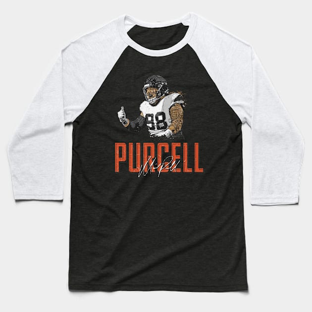 Mike Purcell Denver Player Name Baseball T-Shirt by MASTER_SHAOLIN